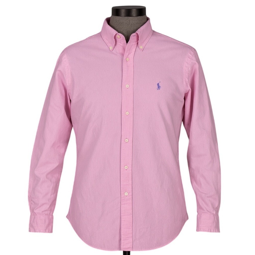 Ralph Lauren Oxford Shirt Mens 18 36/37 Preppy Y2K Classic‎ Streetwear Essential